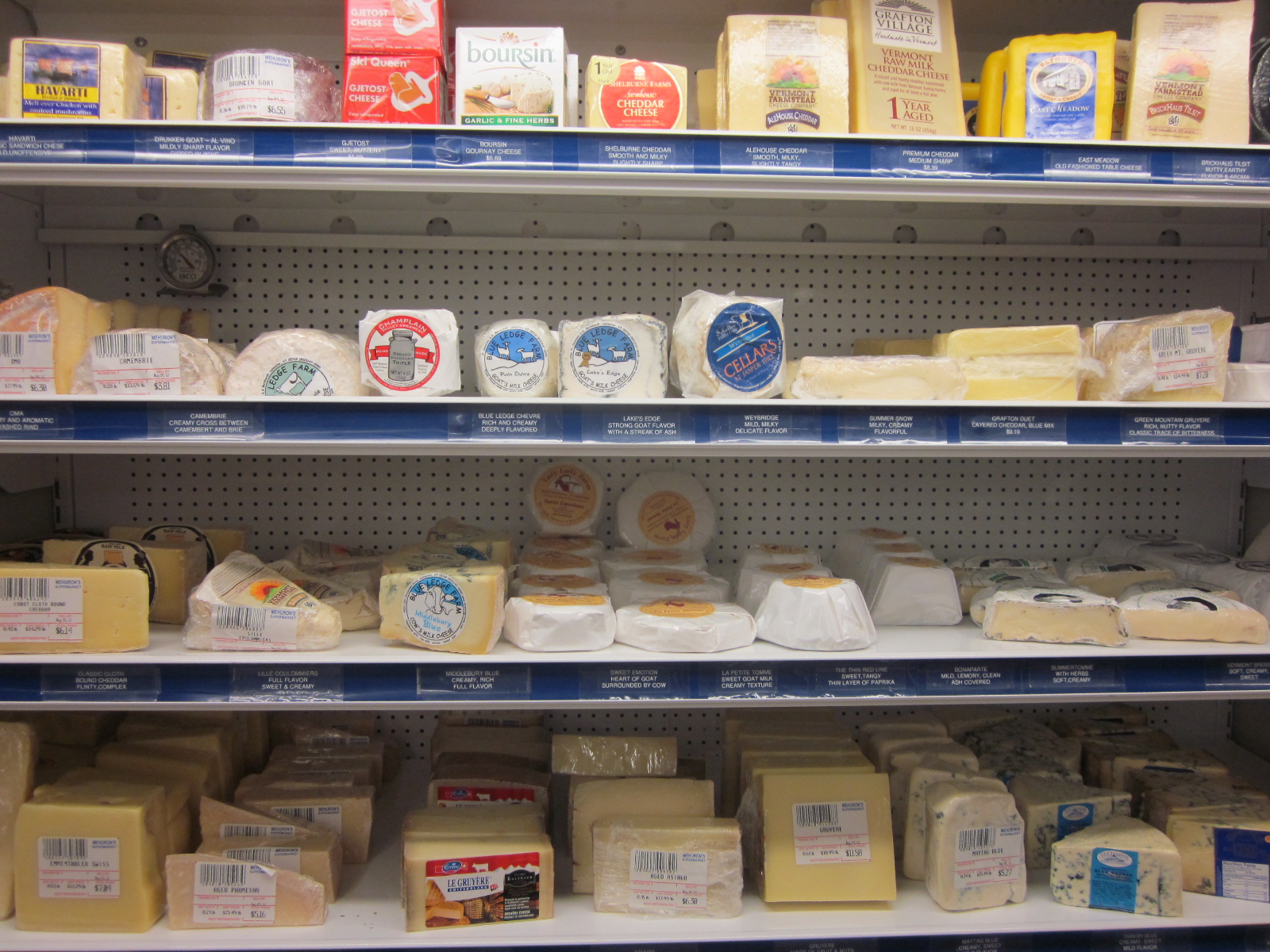 Vermont Supermarket Cheese