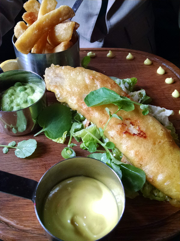 Fish and Chips at the Left Bank in Kilkenny
