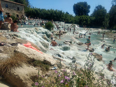 The thermal baths at Termi di Saturnia