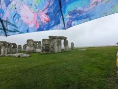 "Stonehenge in the rain"