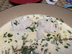 "Cod Baked with Cream and Herbs"