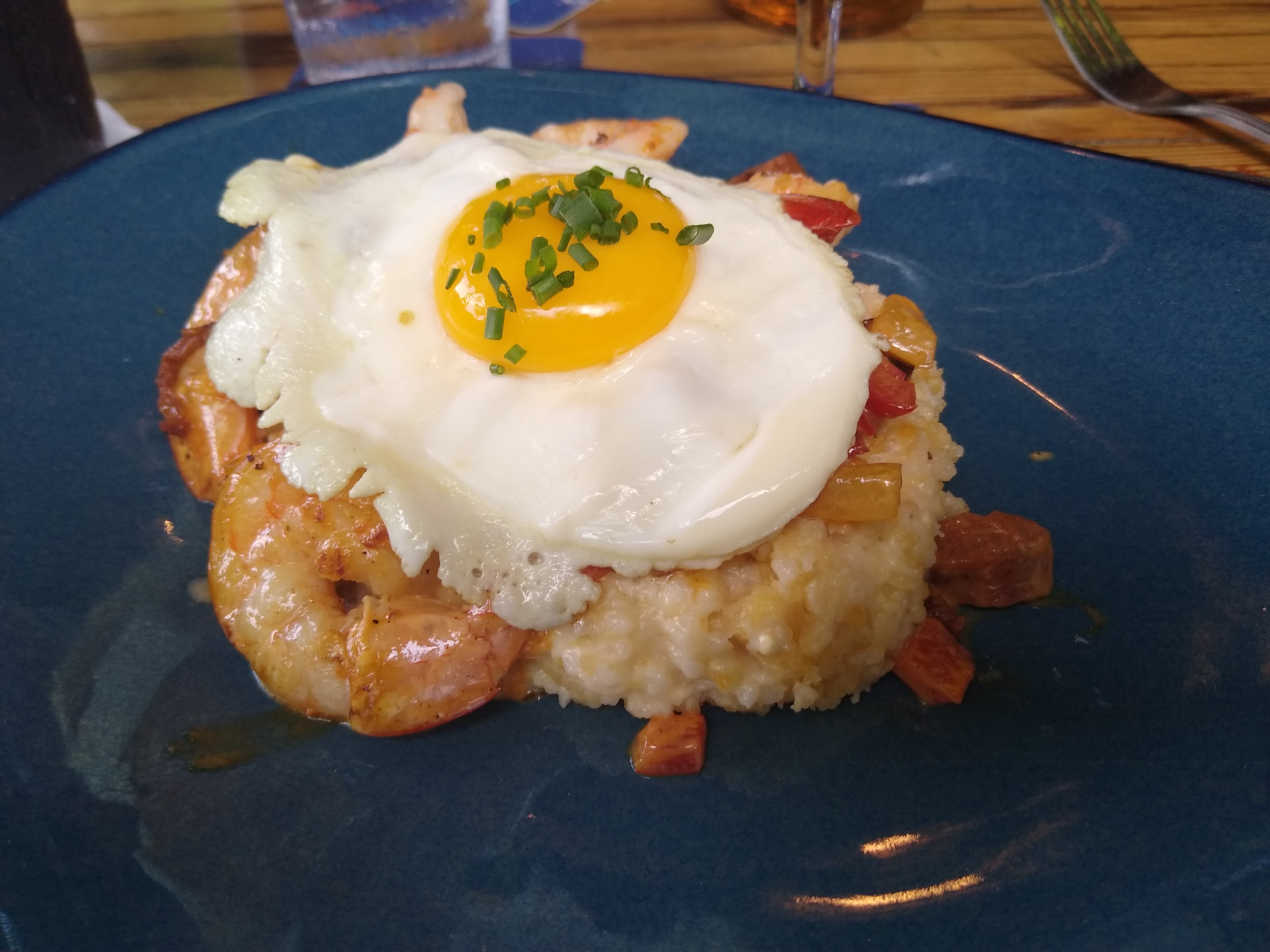 Shrimp & Grits at Third Wave, New Smyrna Beach