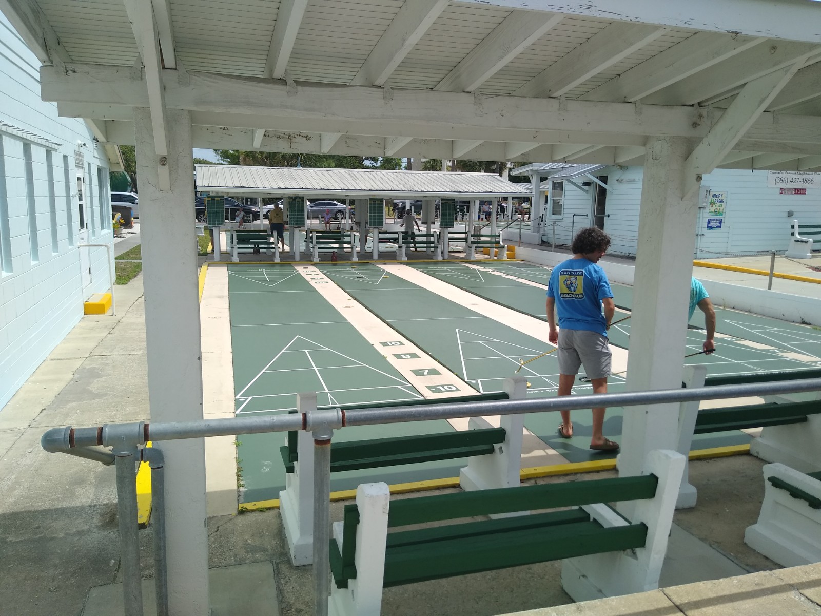 Shuffleboard in New Smyrna Beach