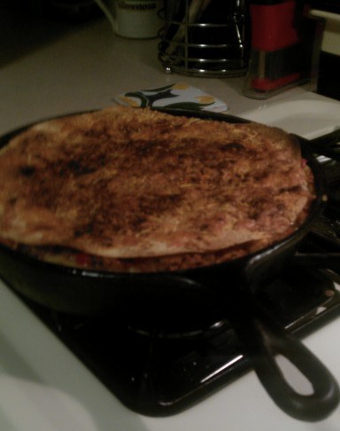 The finished Christmas Mexican Lasagna, photo by BBQ_Mike