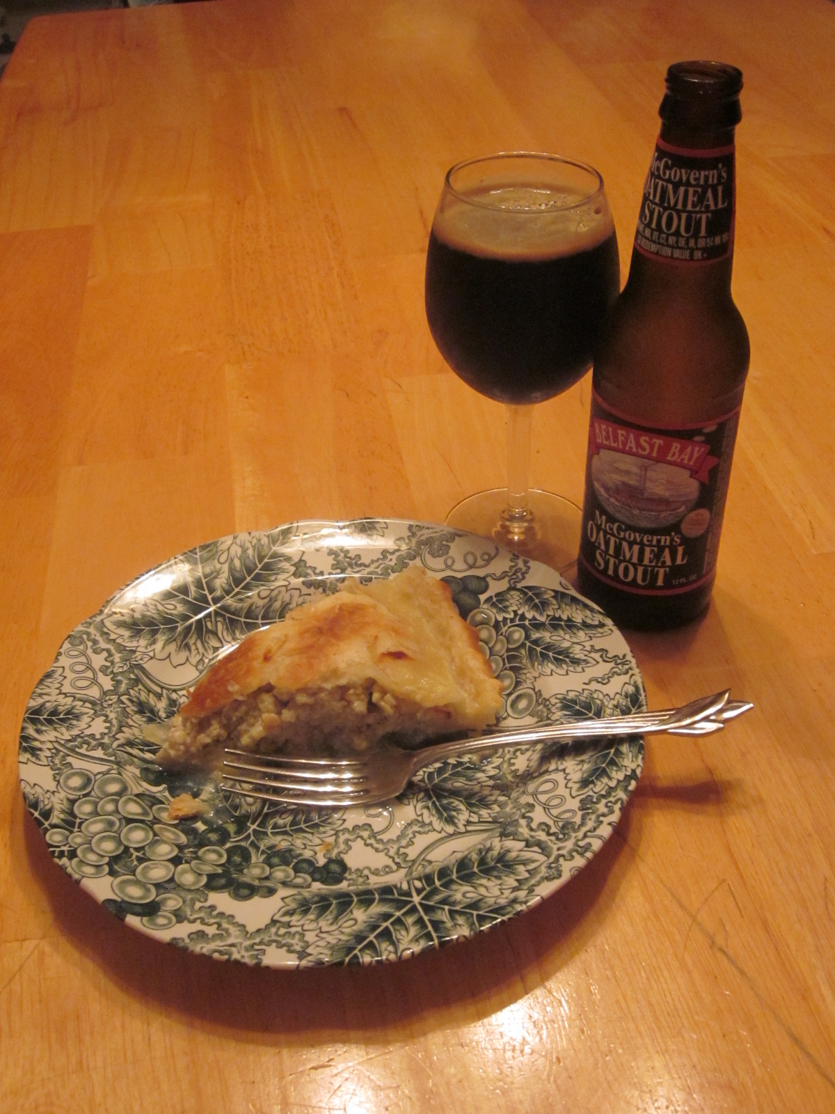 Belfast Bay Stout and Sea Clam Pie