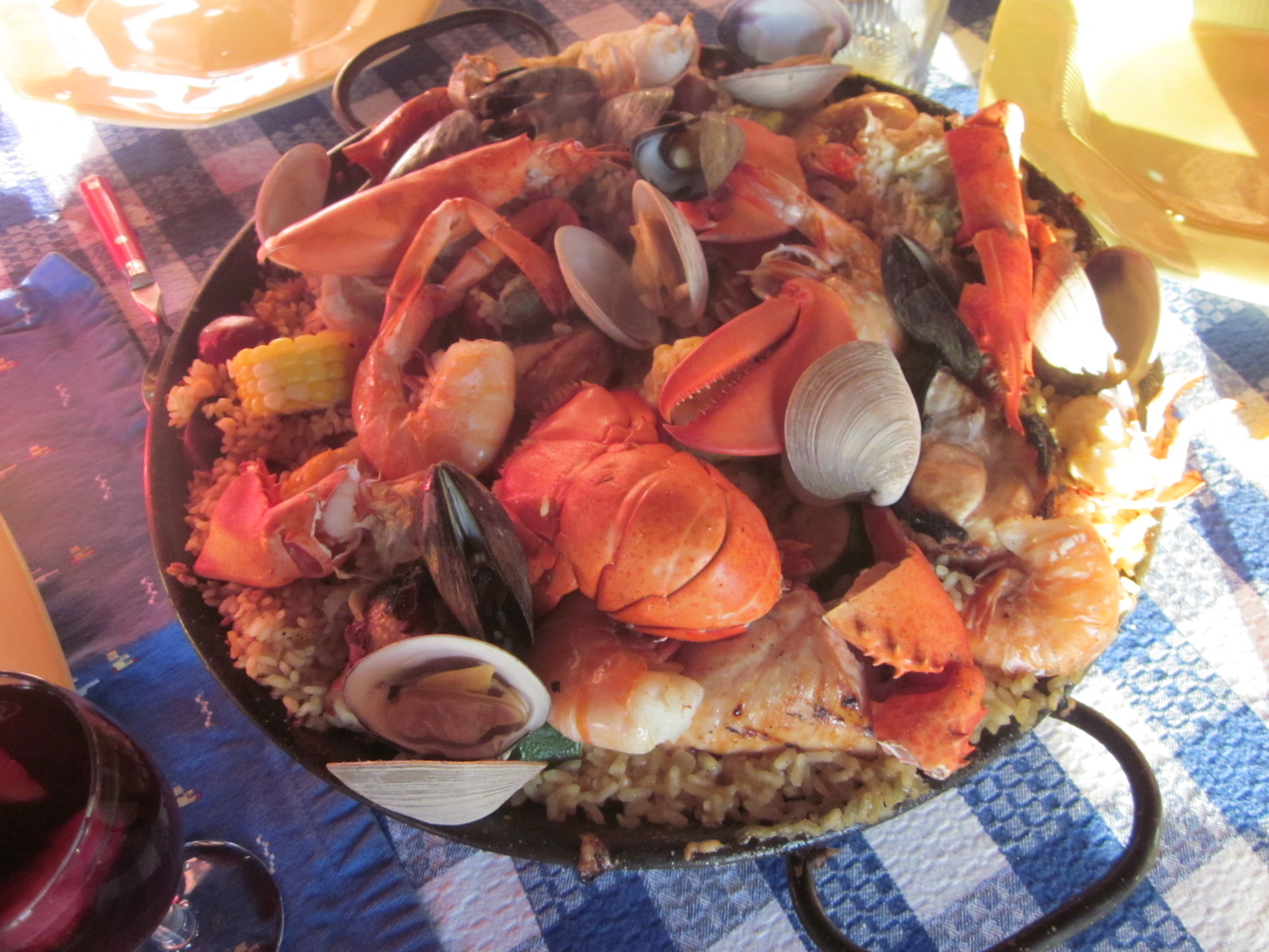 a Yankee paella