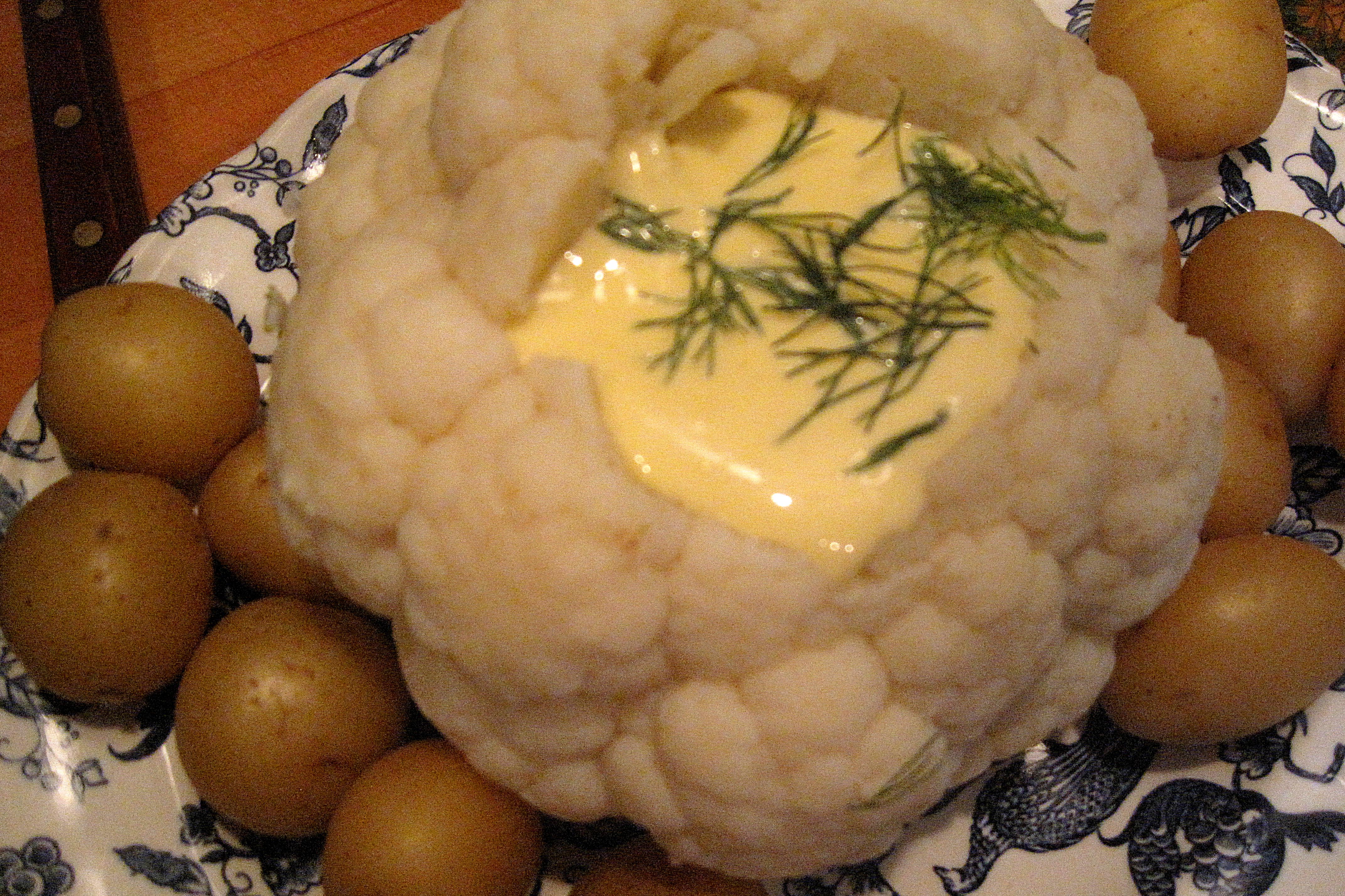 Aioli in a Cauliflower Bowl