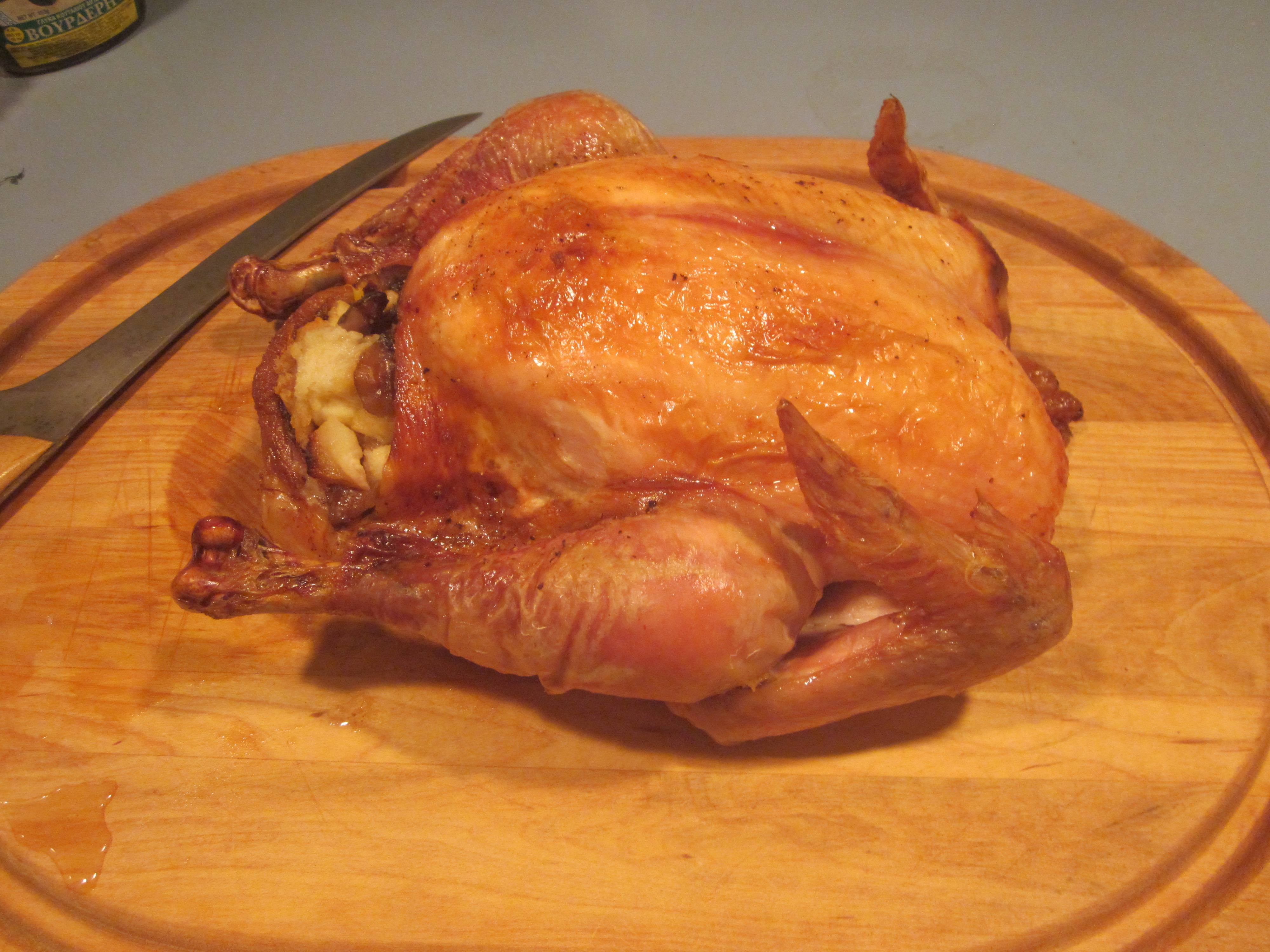 Roast Stuffed Capon St Antoine