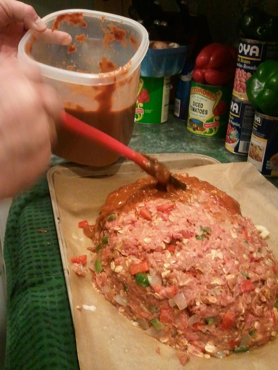 Saucing the Meatloaf