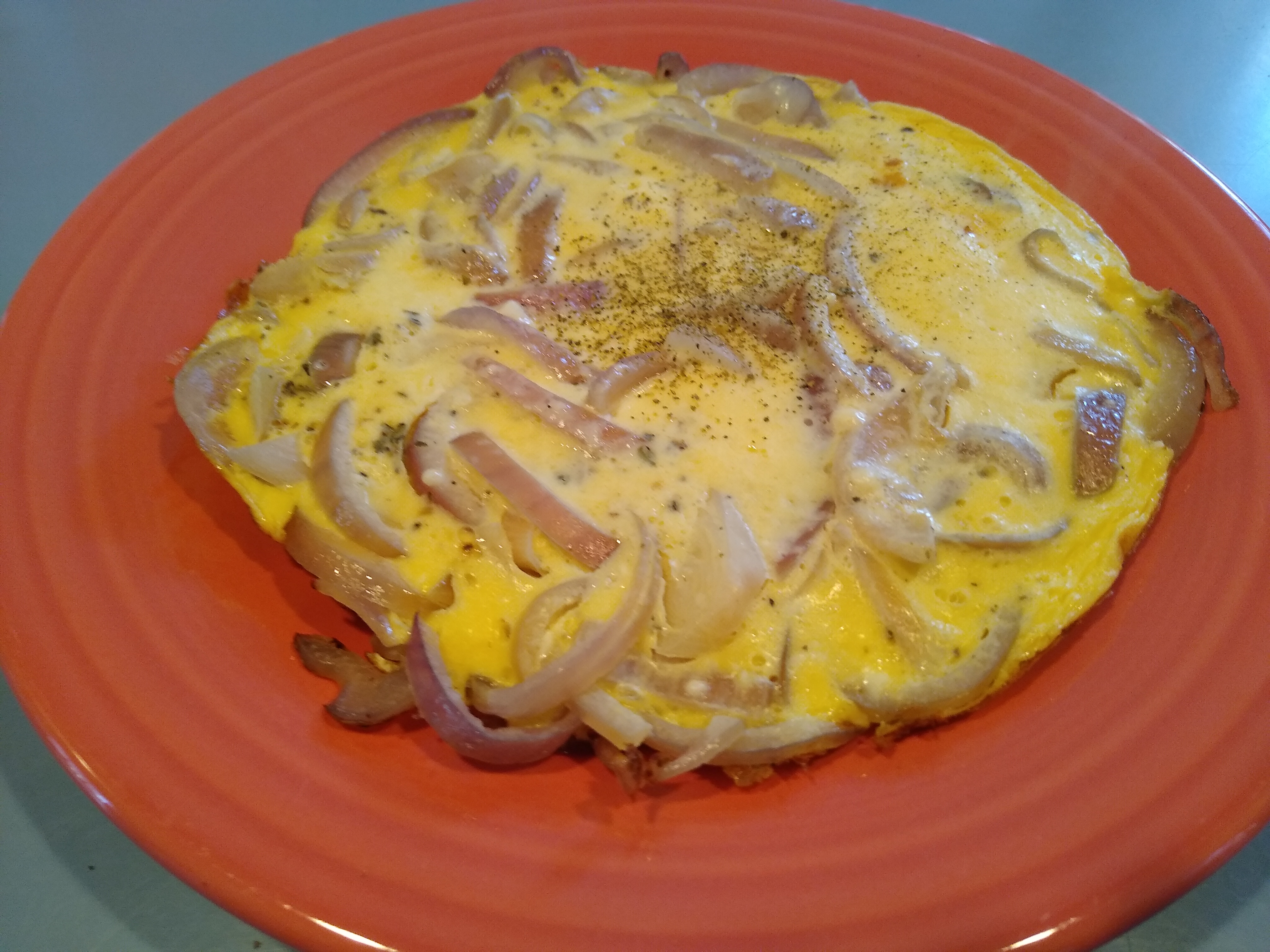 Red Onion Omelet