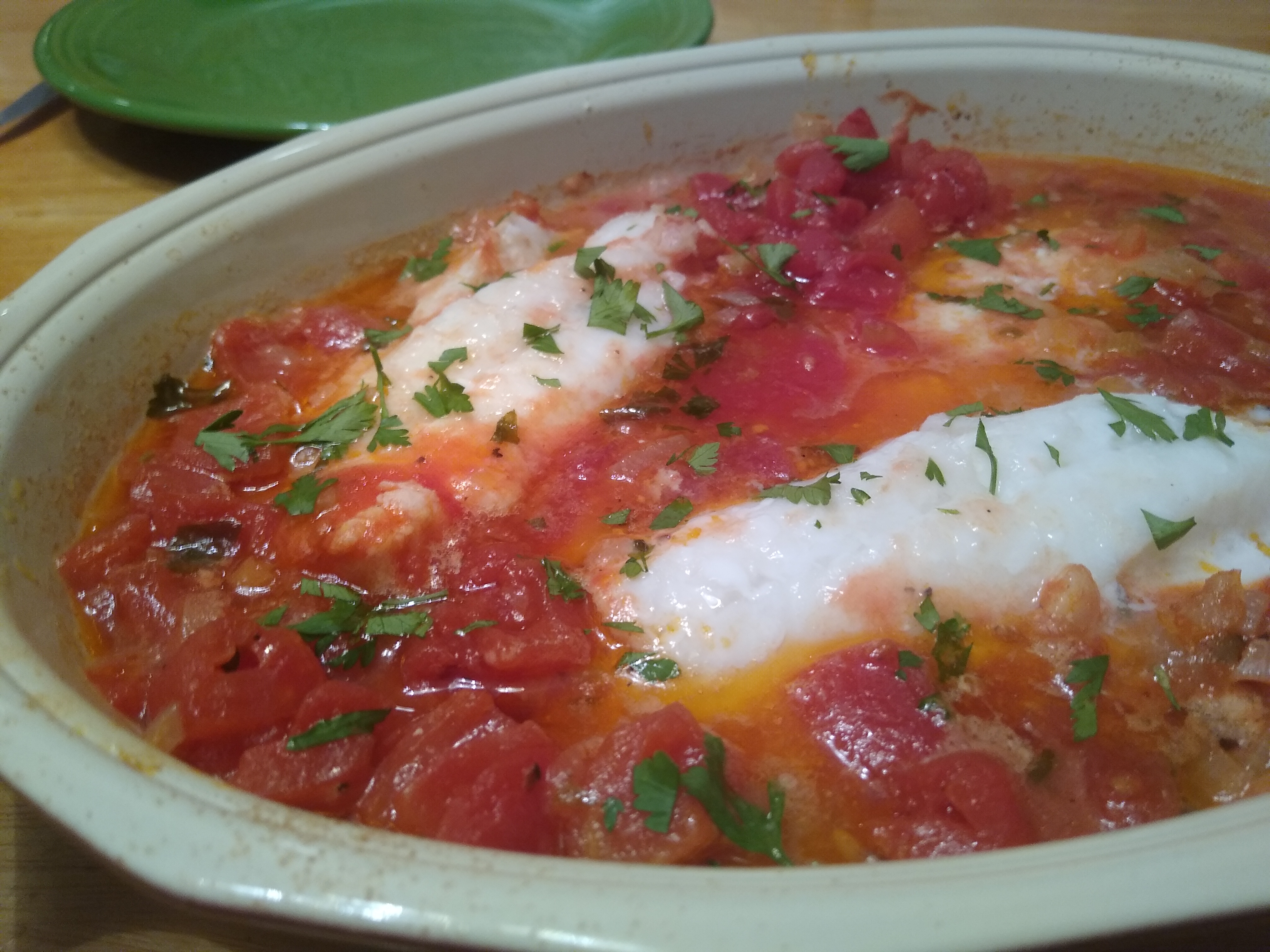 Cod Baked in Tomato Sauce