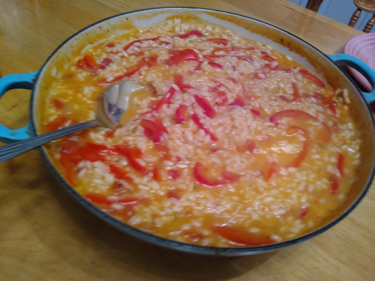 Bell Pepper Risotto