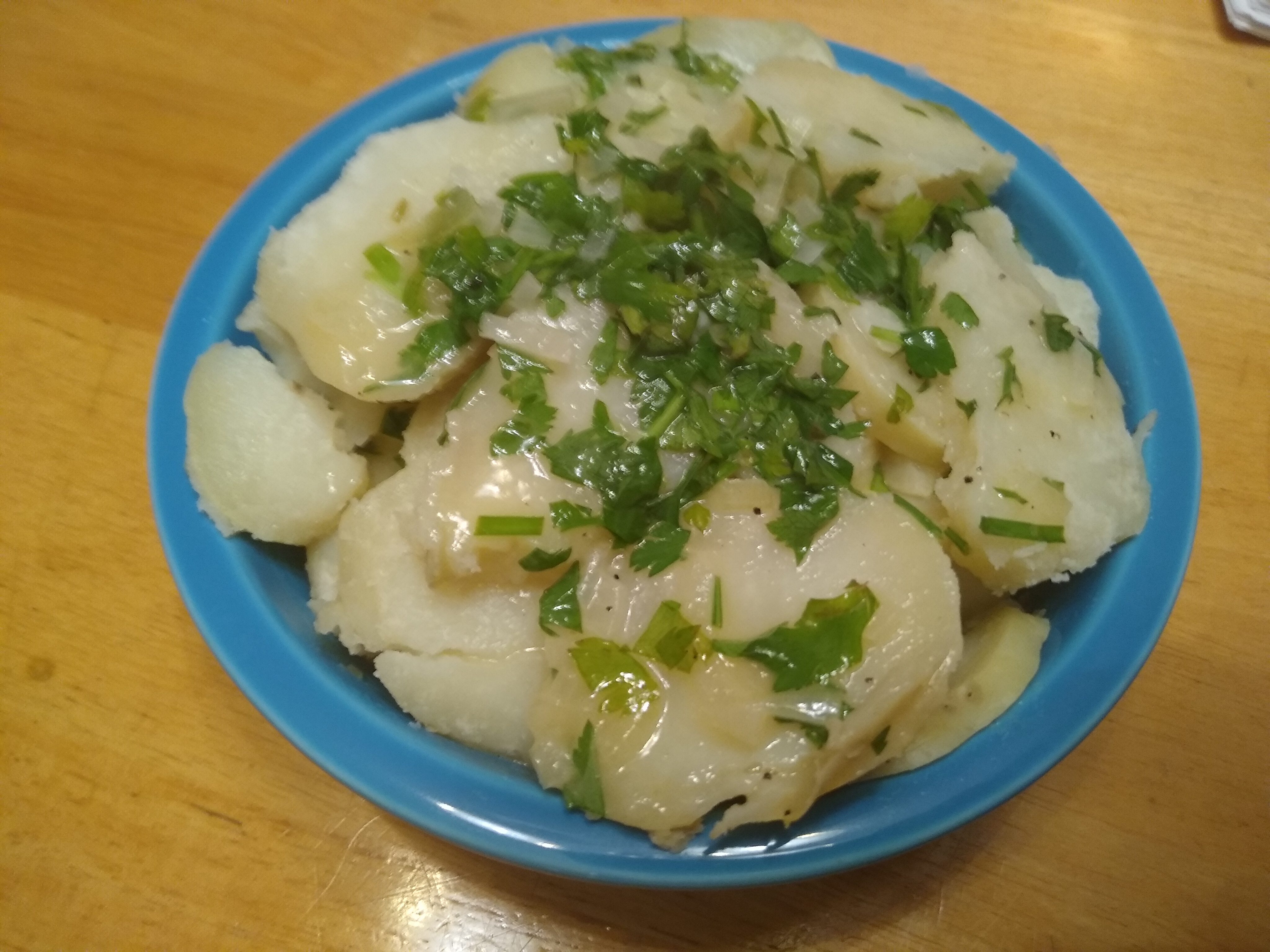 Potatoes in White Butter Sauce