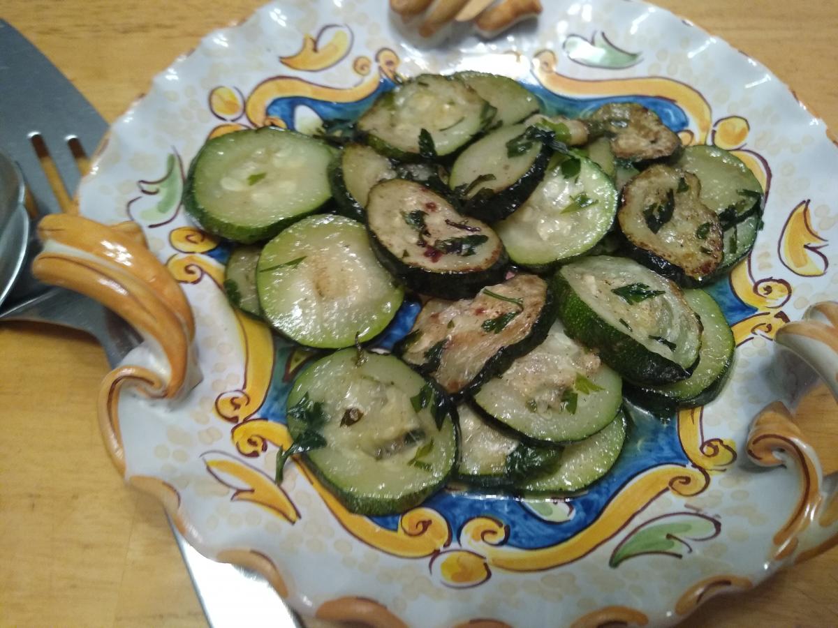 Zucchini alla Sapece