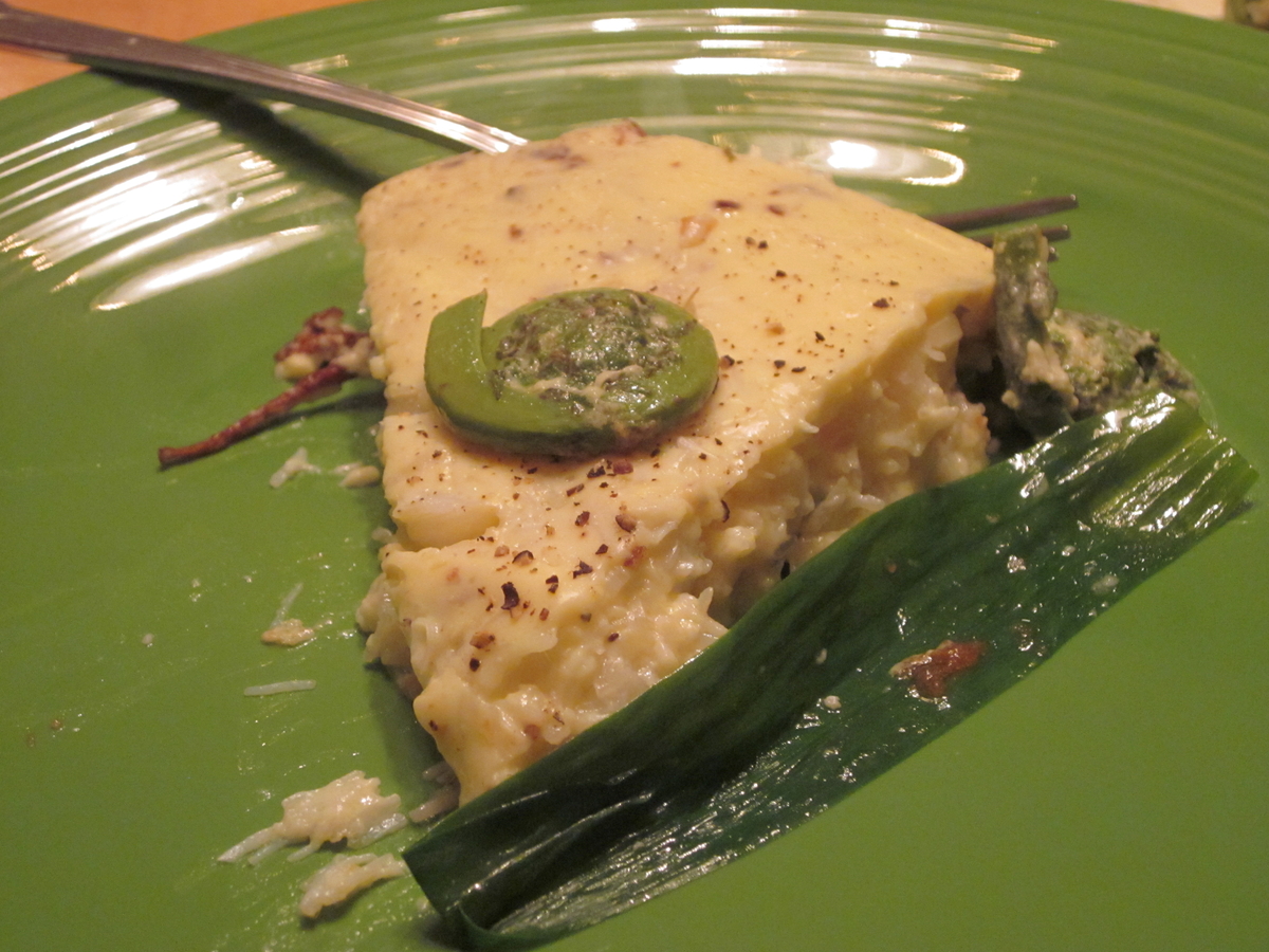 Springtime Savory Flan