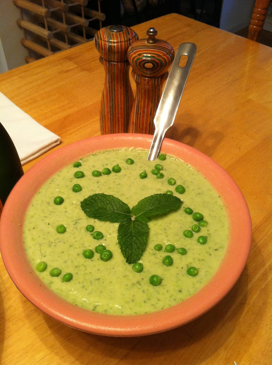 Chilled Mint & Pea Soup