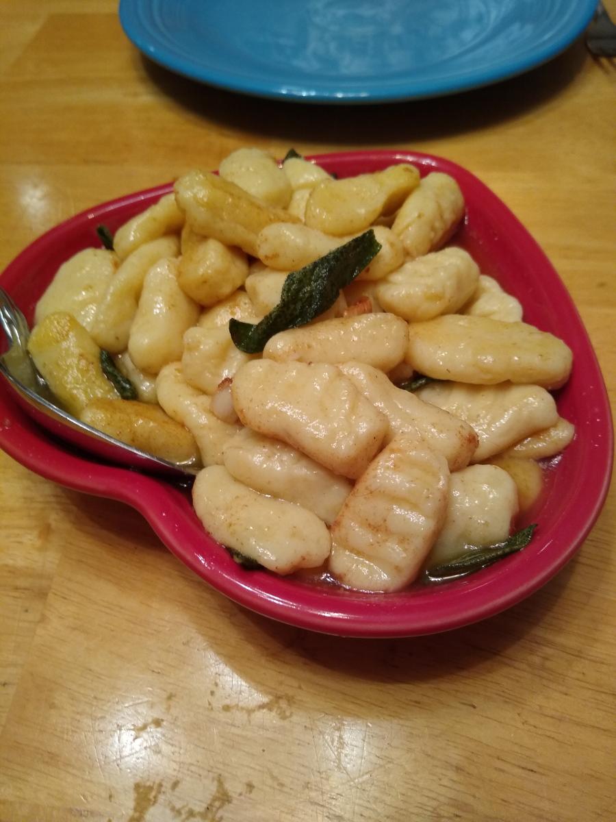 Gnocchi con Burro e Salvia