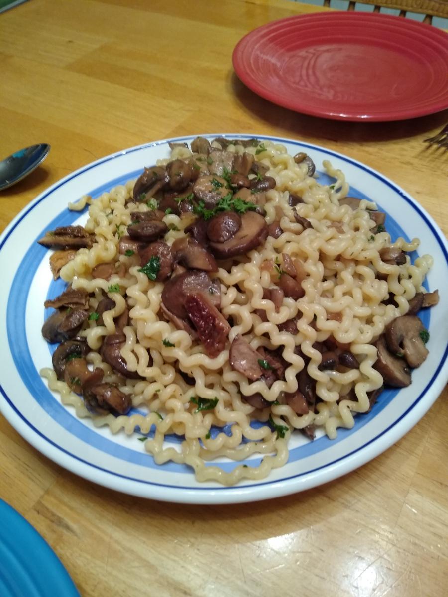 Fusilli con Funghi