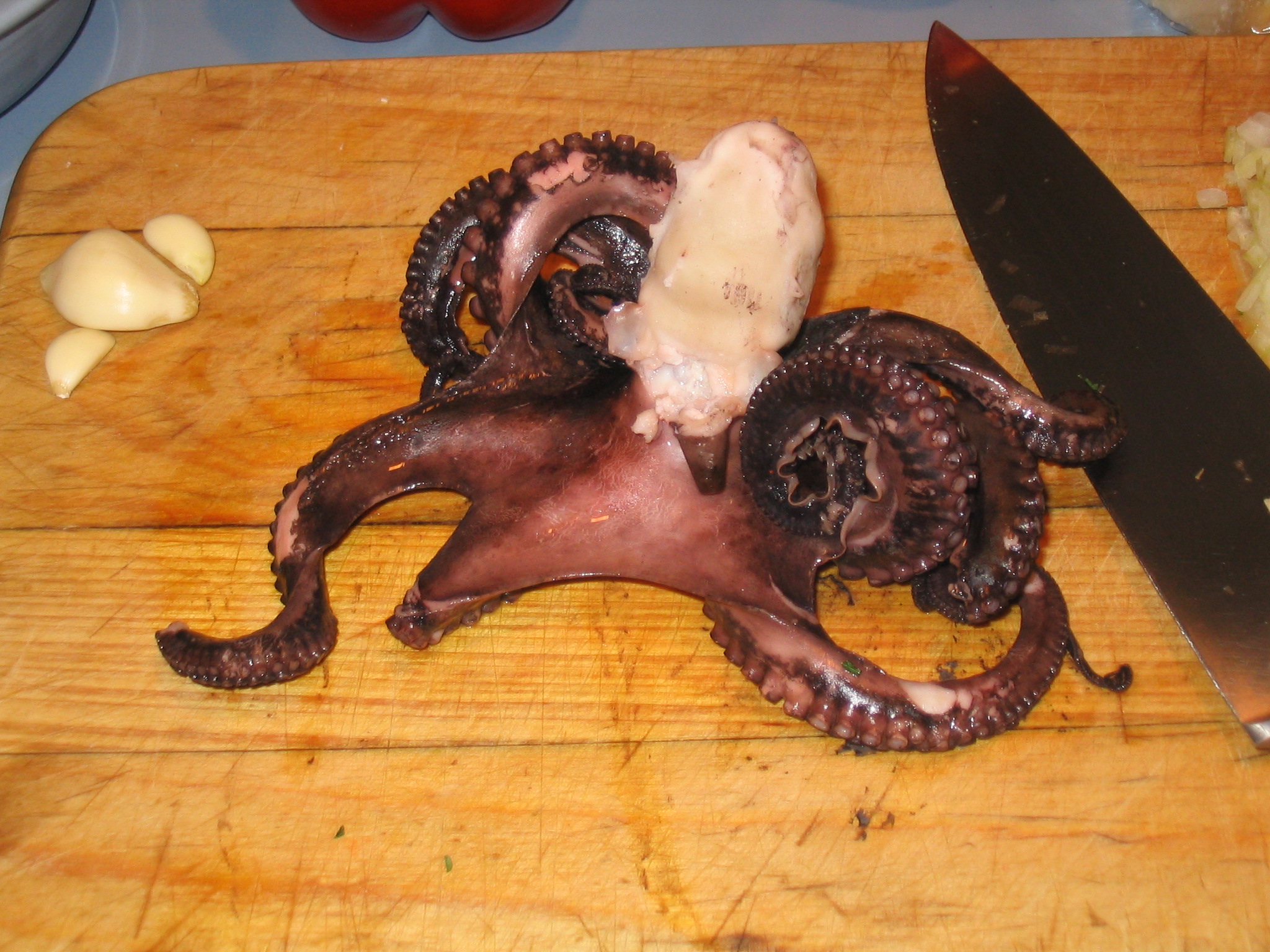 Octopus, cooked