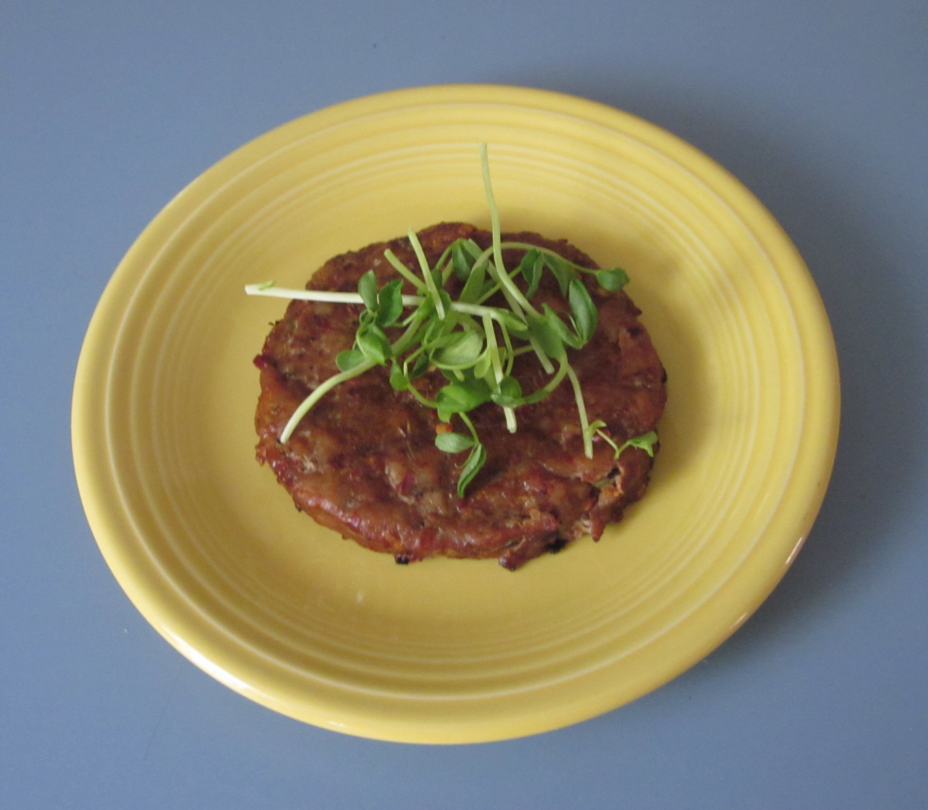 Pea Greens with Clem's Sausage