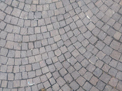 Italian street cobbles