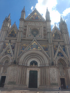 Orvieto's distinctive Duomo