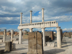 ruins at Pompeii