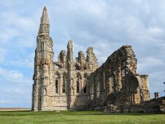 "Whitby Abbey in Yorkshire"