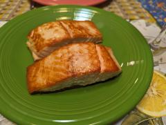 "Oven Skillet Salmon"