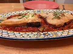 "Swordfish in Tomato Sauce"
