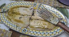 "Trout in Vernaccia di Oristano"