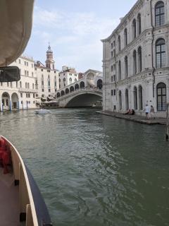 "The Rialto from the Grand Canal"
