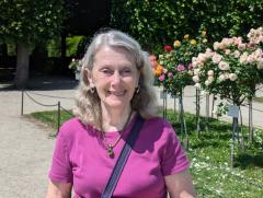 "Lorna at the Schoenbrunn Gardens"