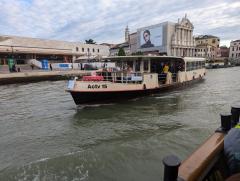 "a vaporetto water bus"