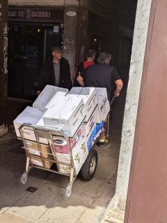 "Venetian delivery cart"