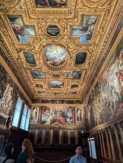 "inside the Palazzo Ducale"