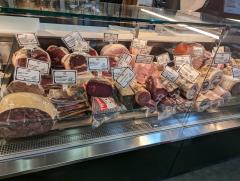 "meatstuffs in Ravenna's Mercato Coperto"