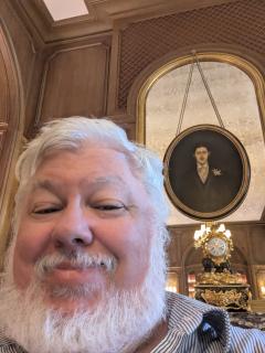 "Selfie with M. Proust, at The Ritz"
