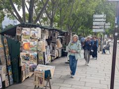 "Booksellers along the Seine"