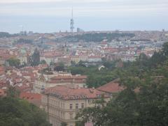 "View of Prague from the castle complex"