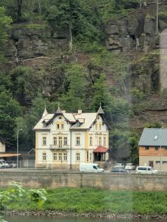 "Rugged scenery from the train"
