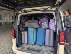 "The rental car was very full"