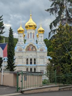 "Old church in Karlovy Vary"