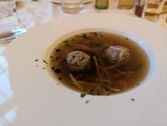 "Czech Liver Dumpling Soup (Polevka z Jatrove Knedlicky)"