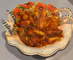 Cuttlefish in Umido, stewed cuttlefish